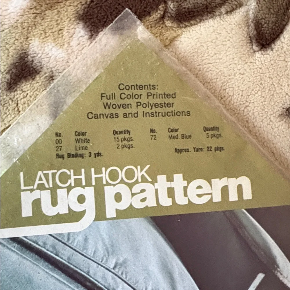 Spinner on Latch Hook Rug Pattern - Picture 4 of 6